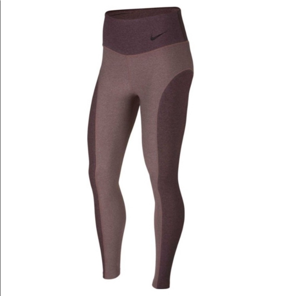 Nike power studio training tights Burgundy